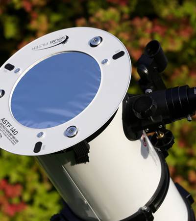 le télescope et son filtre solaire