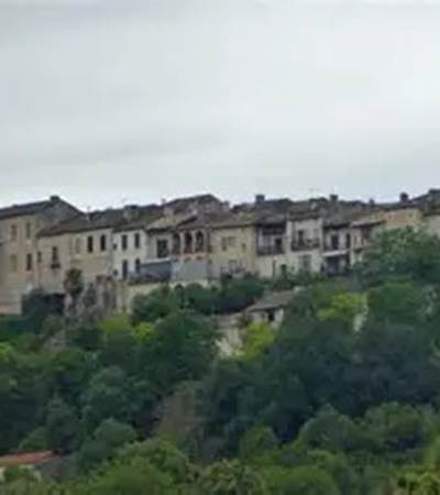 photo lauzerte de loin