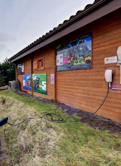 Bornes de recharge pour voitures électriques depuis le parking