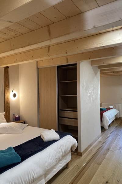 Chambre Confort "Joubarbe" - 2 alcoves avec 2 lits Queen Size 160x200 - 4 personnes