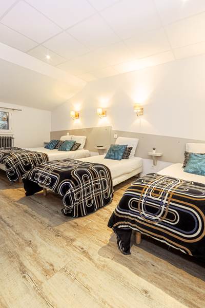 Hôtel Alphée - Barèges Tourmalet - Chambre Quadruple - Vue Montagne