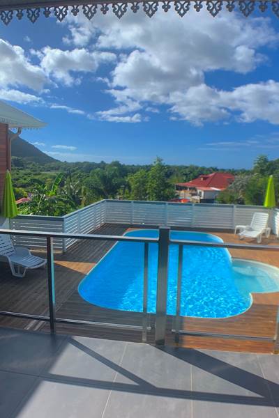Villa Anj'any - vue de la terrasse