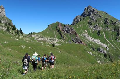 Randonnée au col de Vézinaz