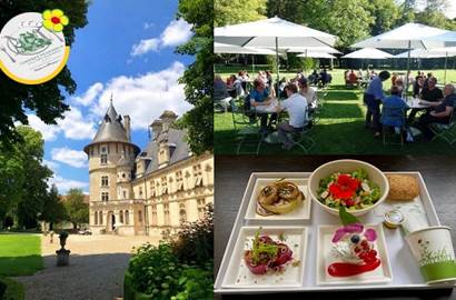 DEJEUNER A LA FERME-AUBERGE DANS LE DOMAINE