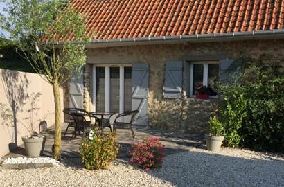 acces P'tit  gite + terrasse