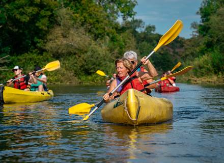 visite guidee en canoe à chipilly