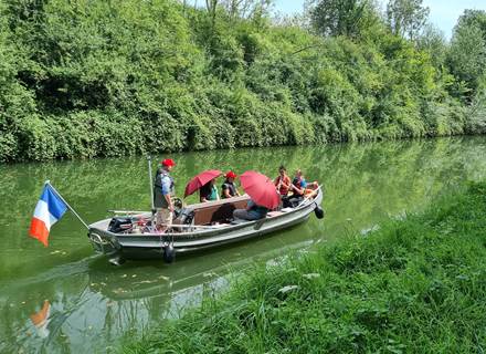 balade en bateau sur la Somme