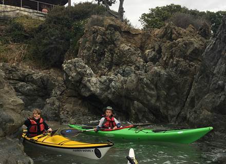 ecole de pagaie 2022 Abbartello kayak Corse
