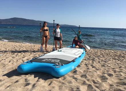 Location libre grand paddle plage Abbartello Corse