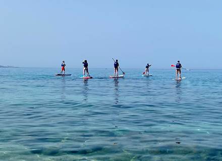 Reveil musculaire paddle Abbartello kayak Corse