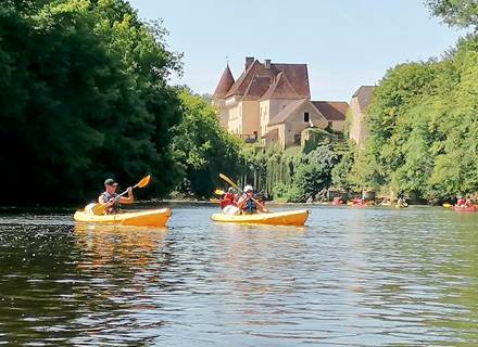Détente en kayak sur la Vézère