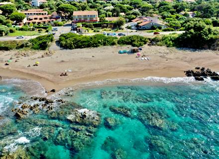 abbartello kayak Corse plage en V