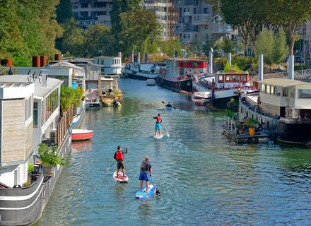 Petit bras de Seine à l'Île Saint-Germain