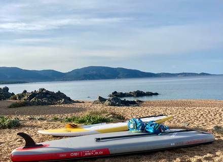 Abbartello paddle vers Campomoro Calanca fev 2025