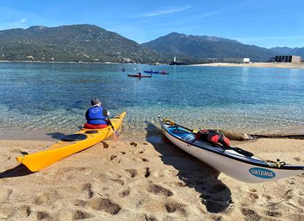 Abbartello kayak Corse plage du Lido