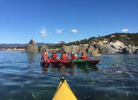 Abbartello kayak Corse école de pagaie