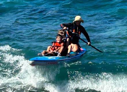 Abbartello Corse groupes, surf en grand paddle