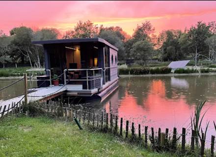 coucher de soleil ecolodge charles ashton