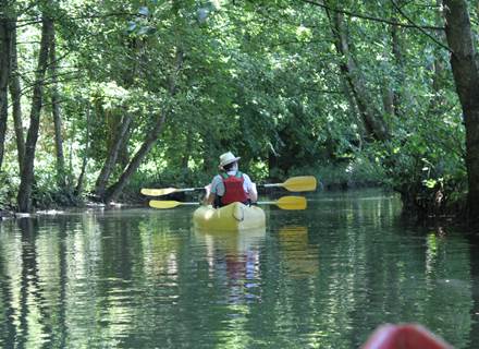le canal de la Somme à Corbie
