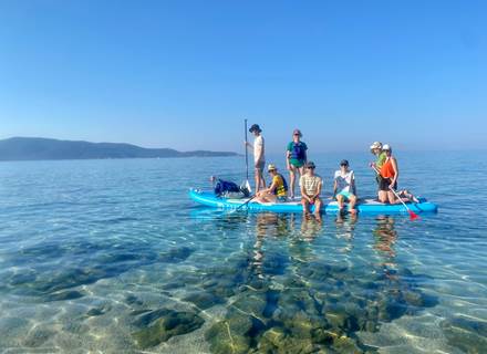 Abbartello kayak paddle Corse randonnée planche à pagaie