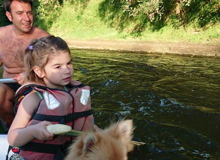 randonnée en famille sur la vézère