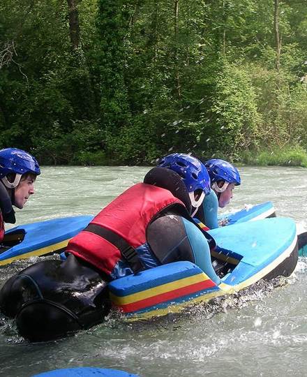 Descente en Hydrospeed du Gave de Pau en groupe