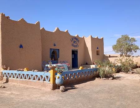 Façade de l'auberge