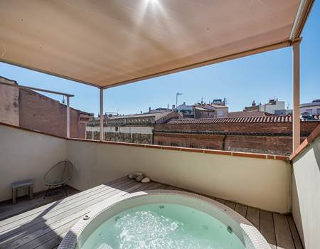 Loge de Mer - Lodge Urbain a Perpignan - Suite Executive - Terrasse privative - Jacuzzi