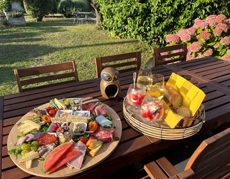 Planche gourmande et son dessert