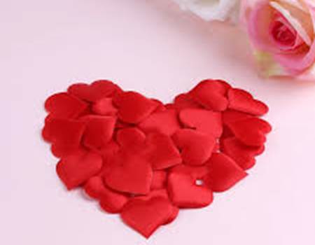coeur en petale 10€