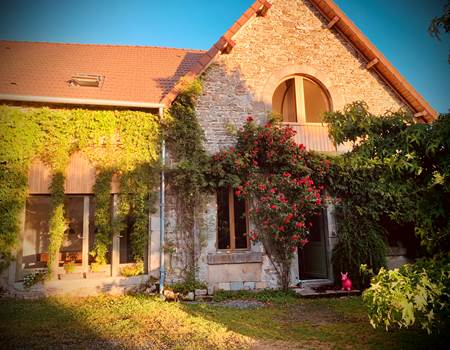 Façade entrée gîte