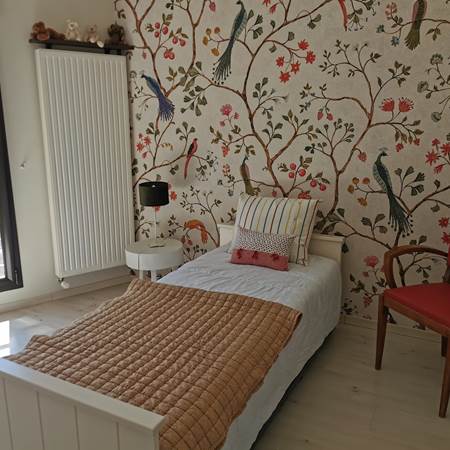 Chambre avec deux lits jumeaux dans une villa, vallée de la Dordogne-gallery-offer