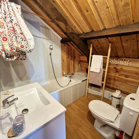 Salle de bain  dans la chambre familiale Esprit chalet-gallery-offer