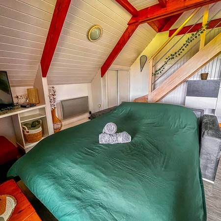 Salon avec canapé lit double convertible (véritable sommier)-gallery-offer