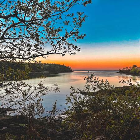 Anse Saint-Laurent vue sur la baie de La Forêt-Fouesnant au pied du Chalet-gallery-offer