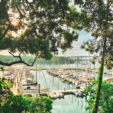 Vue sur le port de Bénodet à 500m-gallery-offer