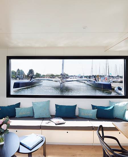Coin salon - Lodge Boat L'Endroit