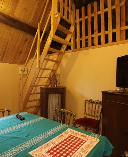 Vue vers la mezzanine