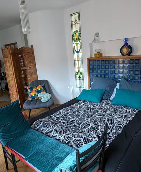 vue du lit