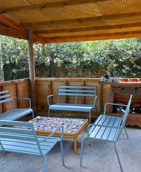 LA CASE FAMILIALE la terrasse