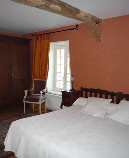 Château de Behen chambre Grenat