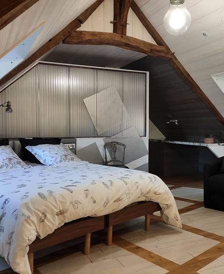 Chambre Carré blanc