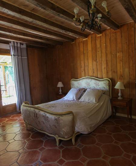 Chambre rez de chaussée terrasse privative