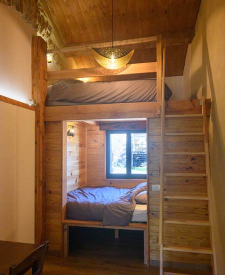Gîte 4 places Alcôve + mezzanine