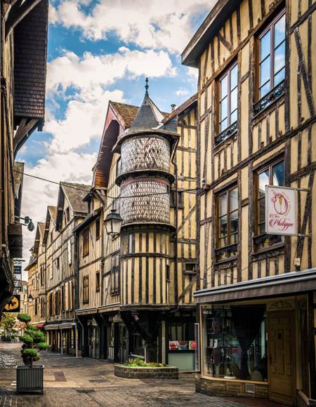 rues piétonnes de Troyes