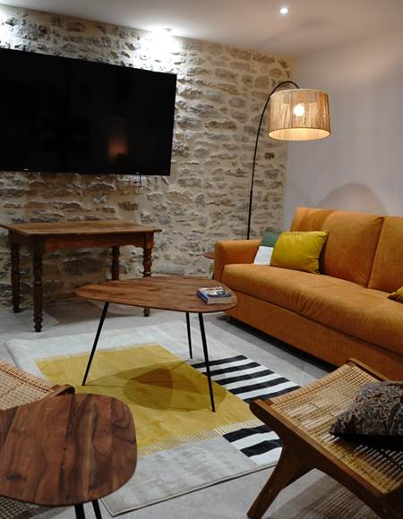 Salon gite au mouton