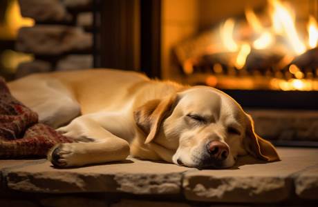 vue-d-un-chien-mignon-dormant-paisiblement-a-la-maison (2)