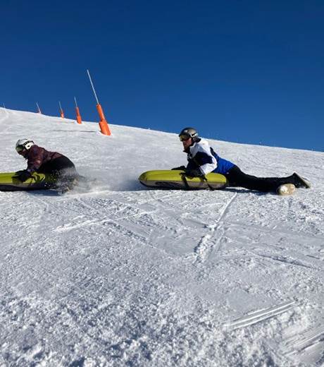 Course relai en Airboard