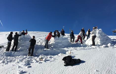 Challenge construction d'igloos