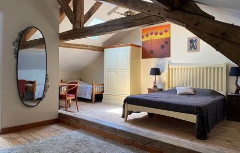 Photo de la Chambre Champagne - Chambres d'hôtes La Grange Richard à Dinsac